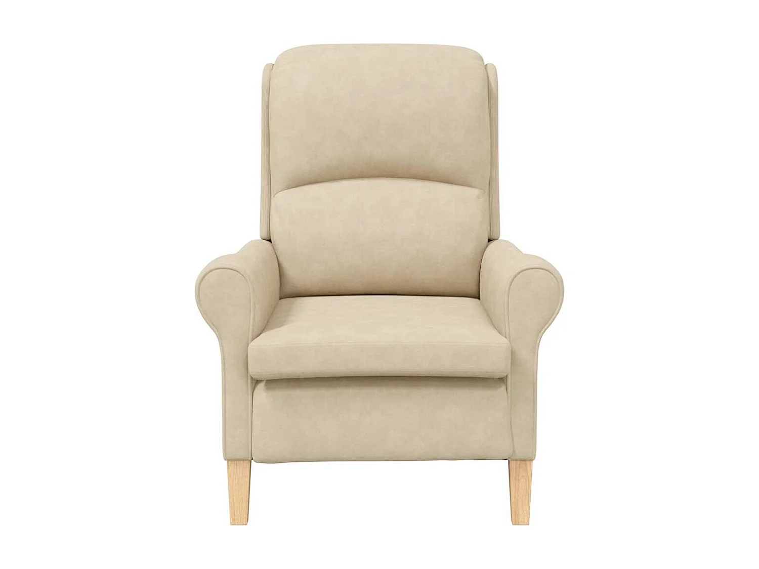 Poltrona | Cadeira Relax Creme 76x94x102 cm Microfibra SHL246774