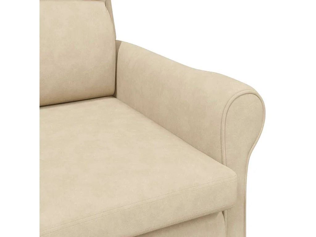Poltrona | Cadeira Relax Creme 76x94x102 cm Microfibra SHL246774
