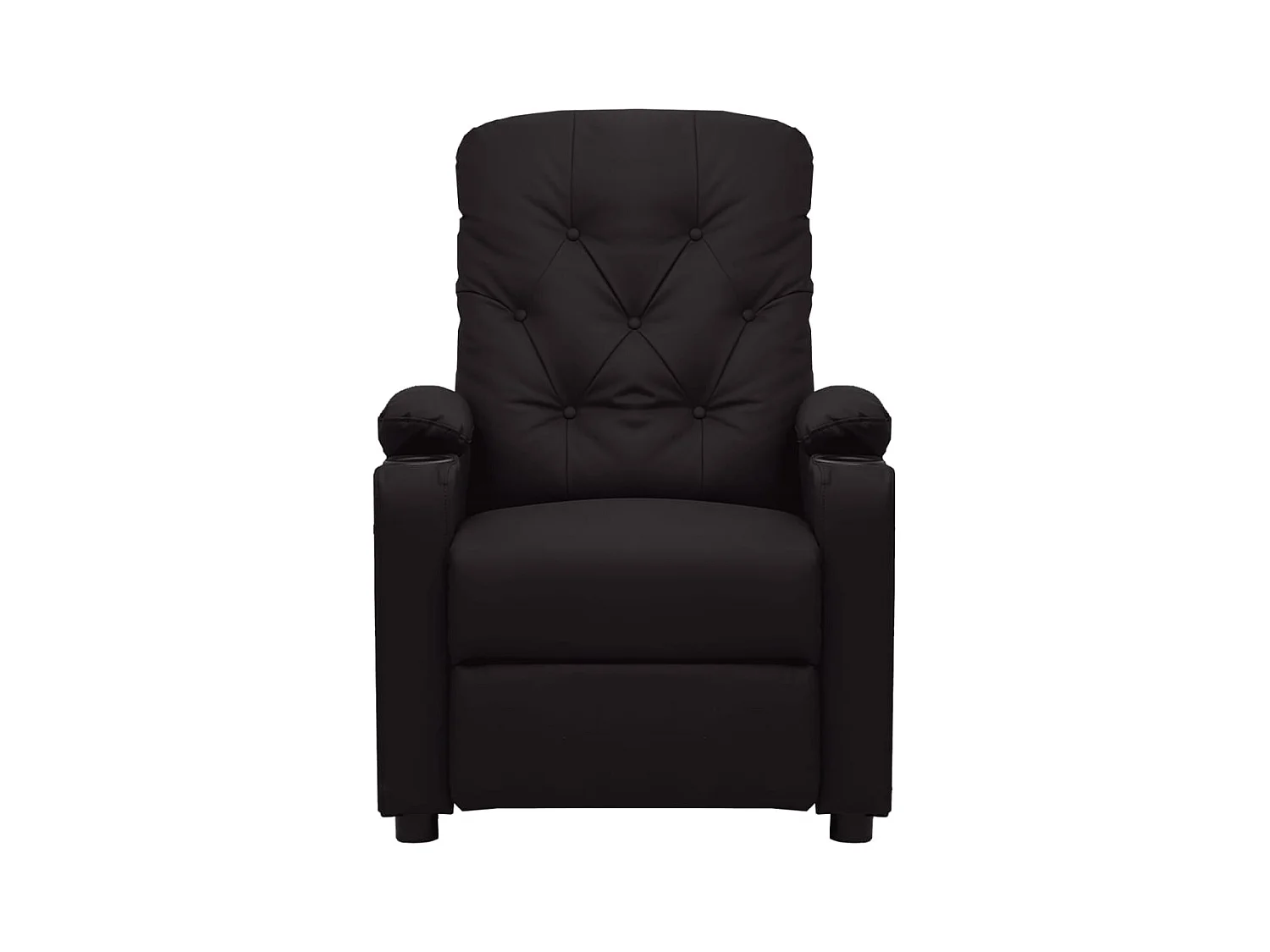 Sillón de relax | Silla | Sillón reclinable eléctrico de cuero sintético negro SHL9237