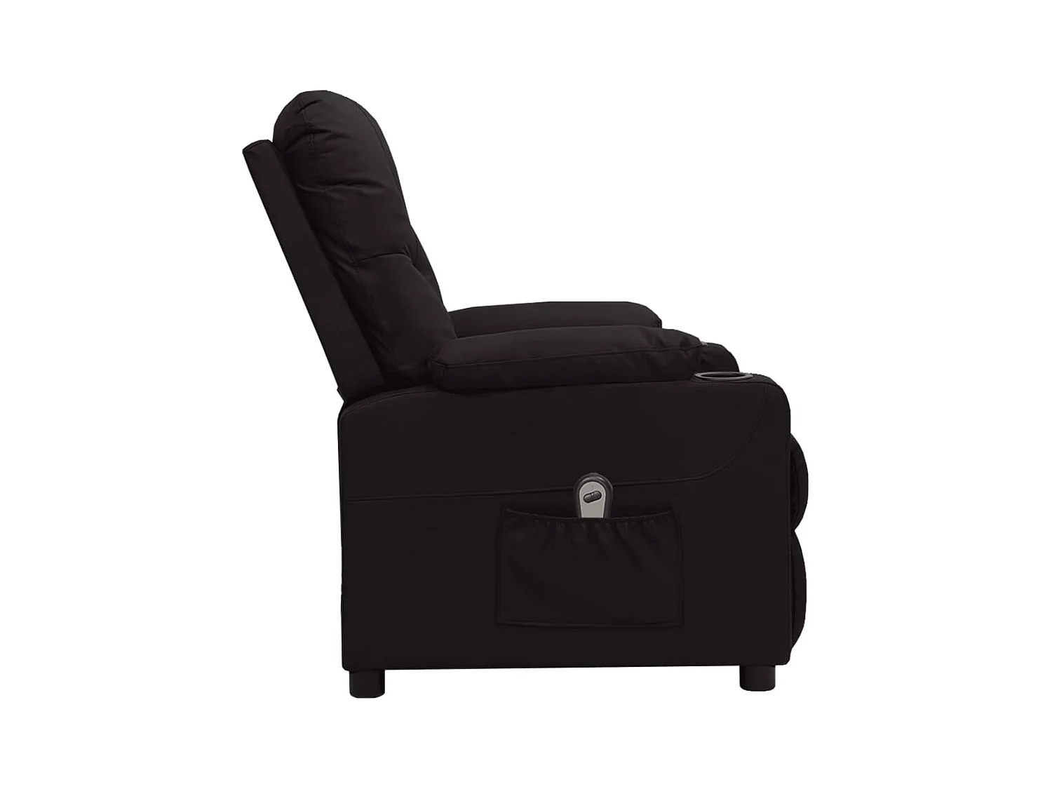 Sillón de relax | Silla | Sillón reclinable eléctrico de cuero sintético negro SHL9237