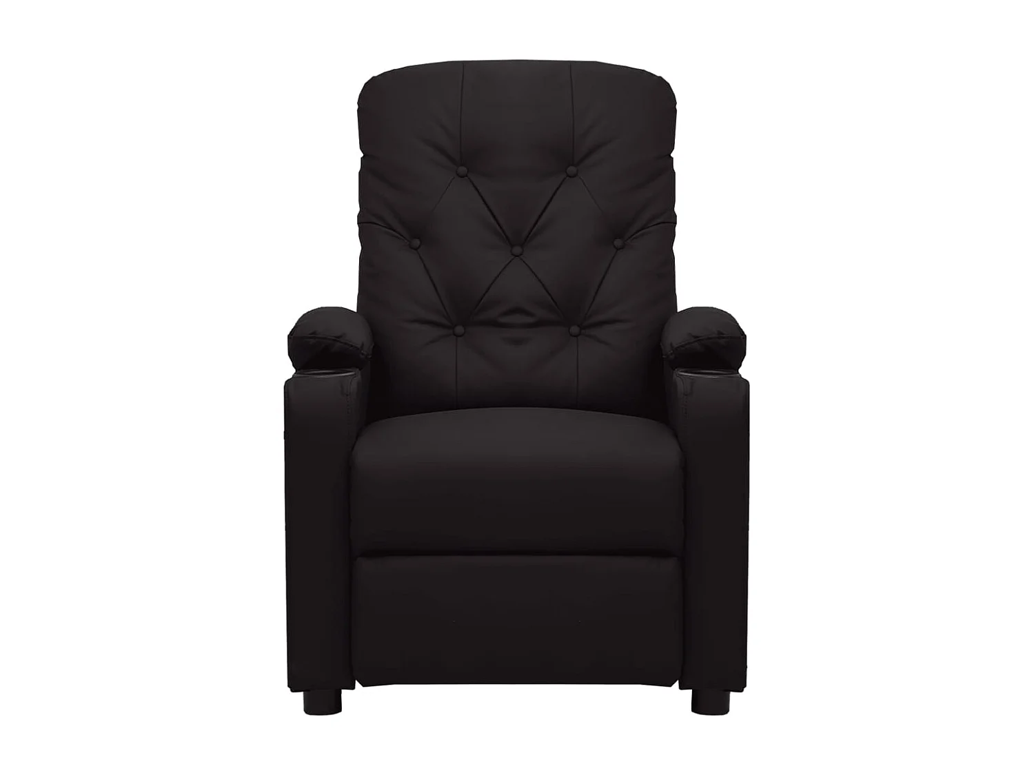 Fauteuil inclinable électrique-Chaise de relax-Fauteuil salon Noir Similicuir SHL1153