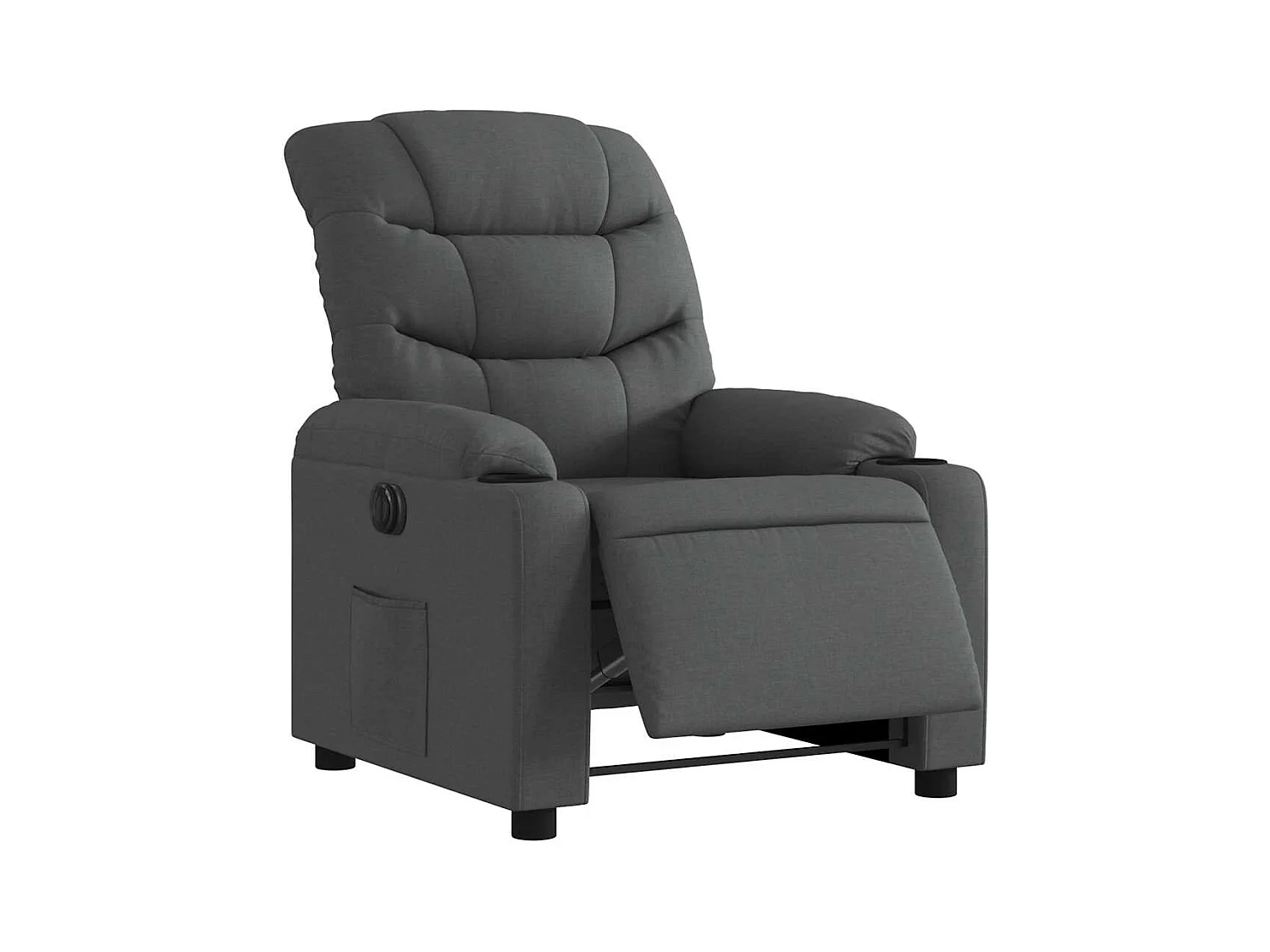 Sillón de relax | Silla | Sillón reclinable eléctrico de tela gris oscuro SHL6122