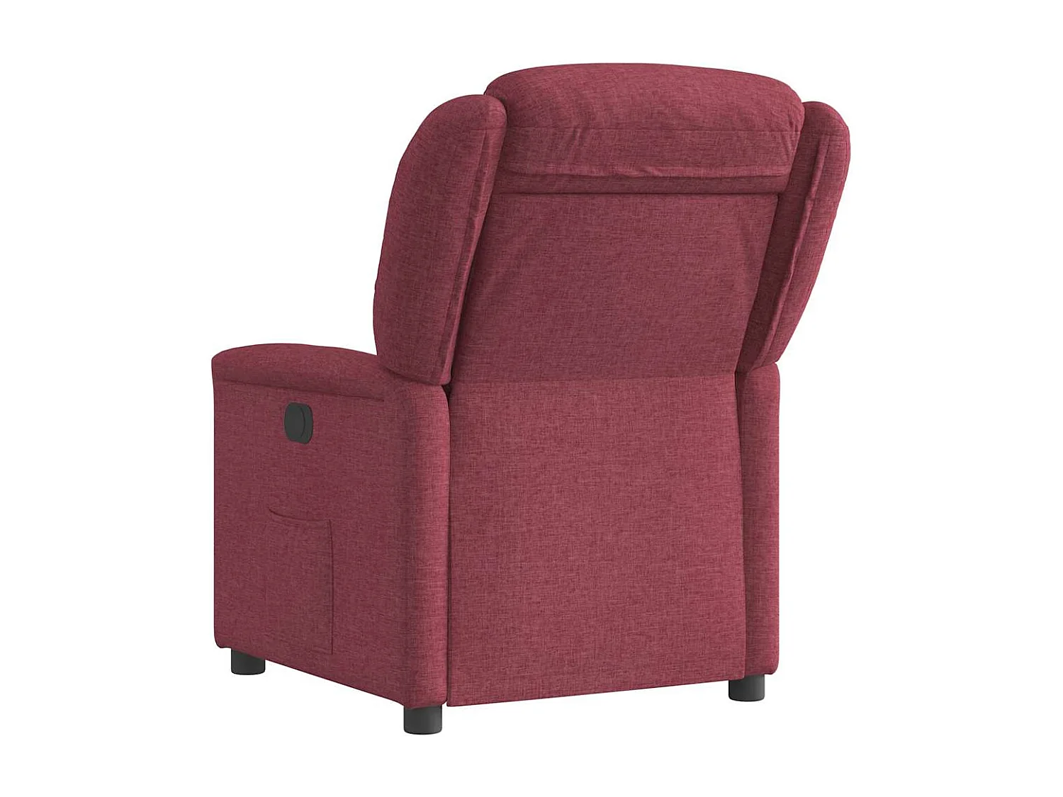 Fauteuil inclinable-Chaise de relax-Fauteuil TV Rouge bordeaux Tissu SHL2706