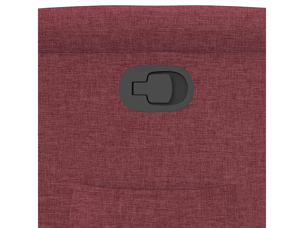 Fauteuil inclinable-Chaise de relax-Fauteuil TV Rouge bordeaux Tissu SHL2706