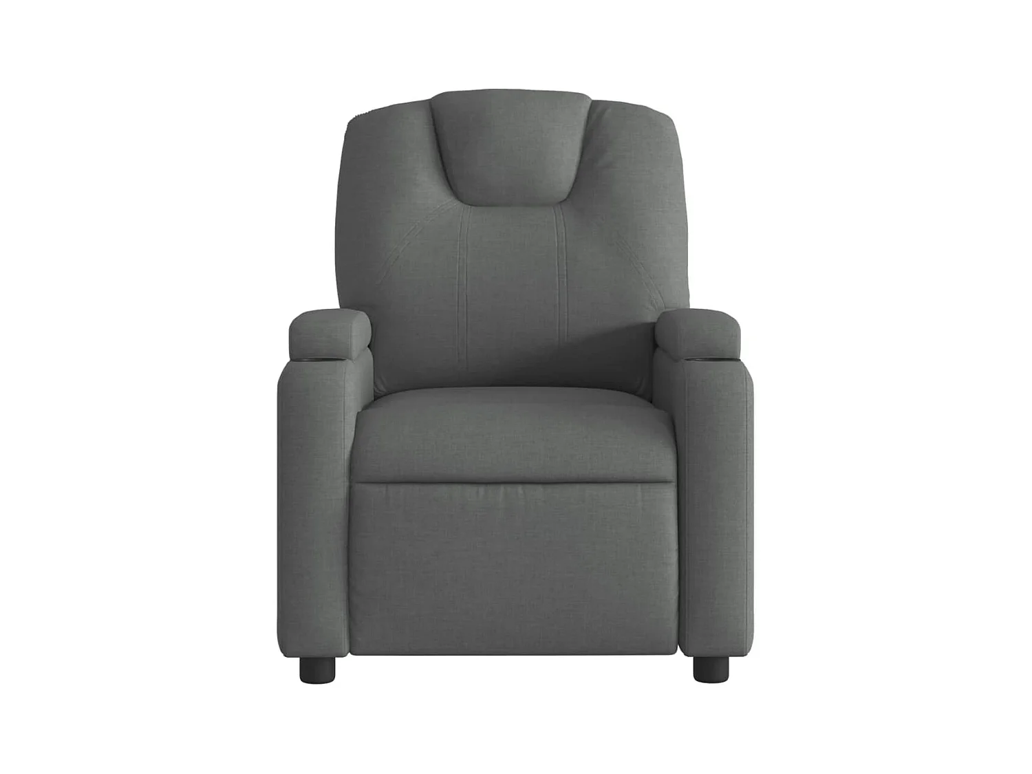 Sillón de relax | Silla | Sillón reclinable de tela gris oscuro SHL3989