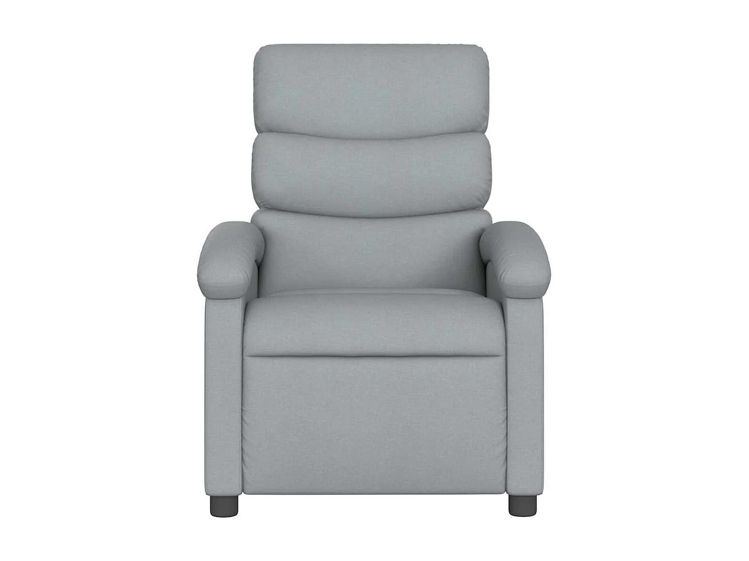 Fauteuil inclinable-Fauteuil salon-Fauteuil de massage Gris clair Tissu SHL2501