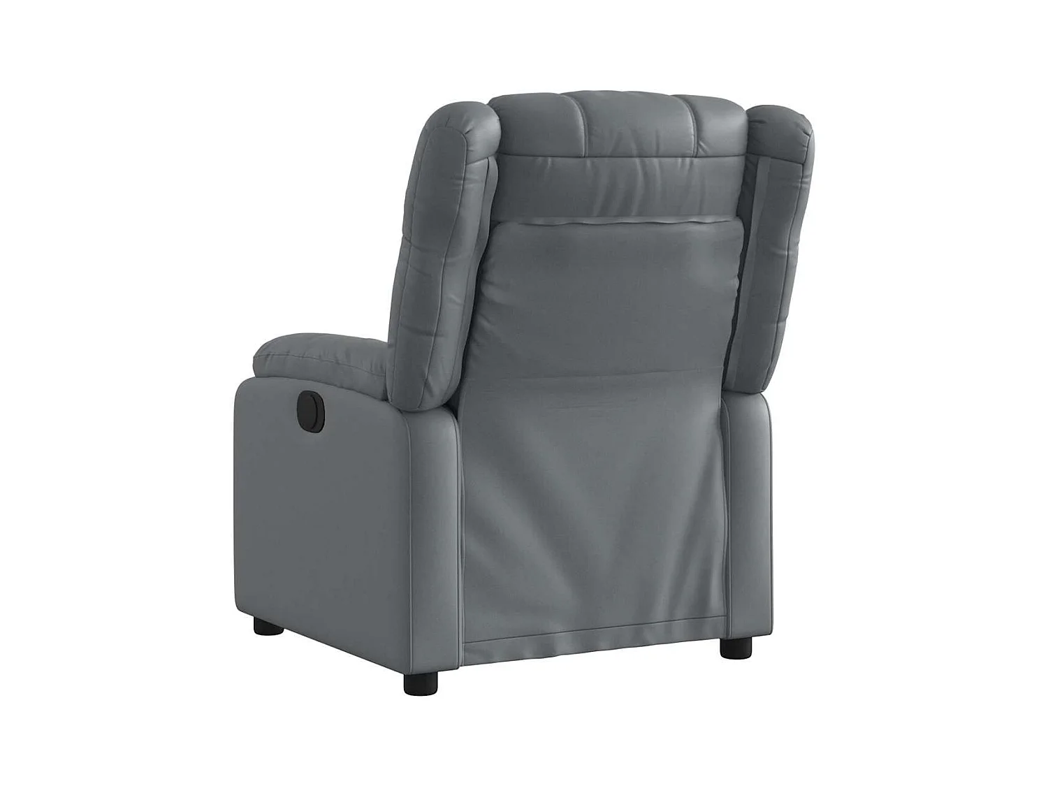 Sillón de relax | Silla | Sillón reclinable eléctrico de cuero sintético gris SHL9610