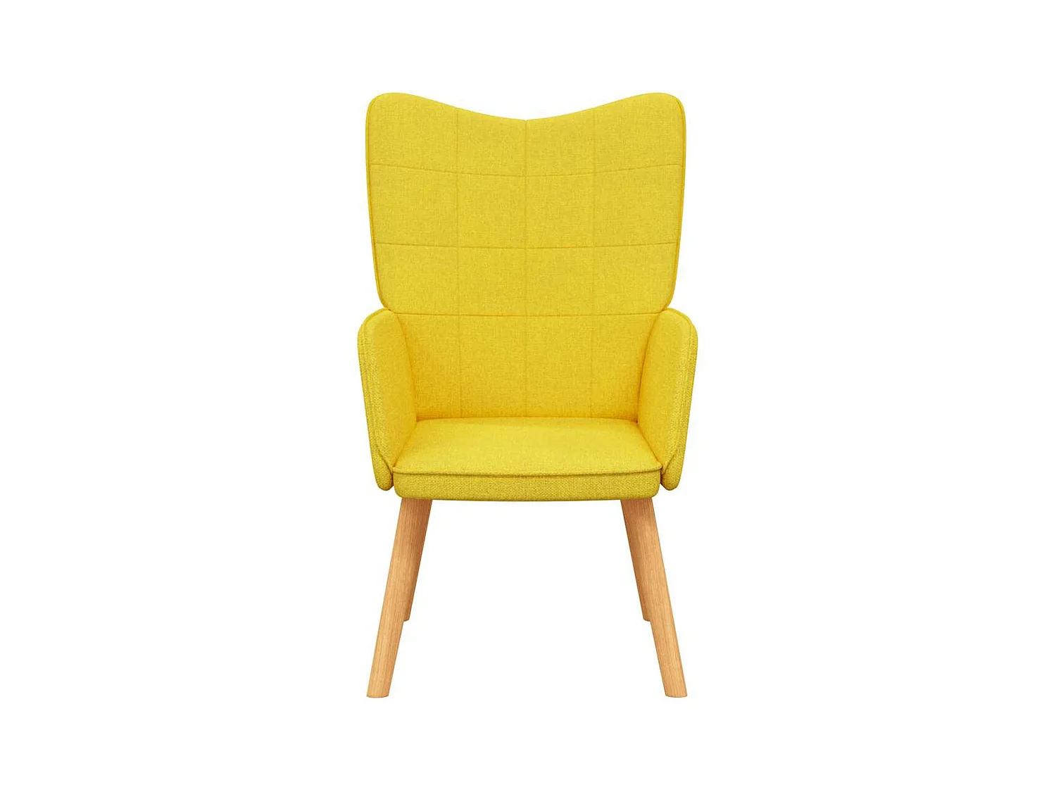 Sillón de relax | Silla de relax de tela amarillo mostaza SHL3143