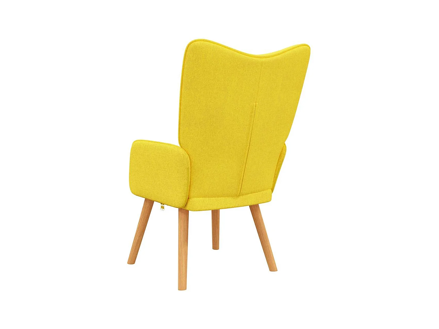 Sillón de relax | Silla de relax de tela amarillo mostaza SHL3143