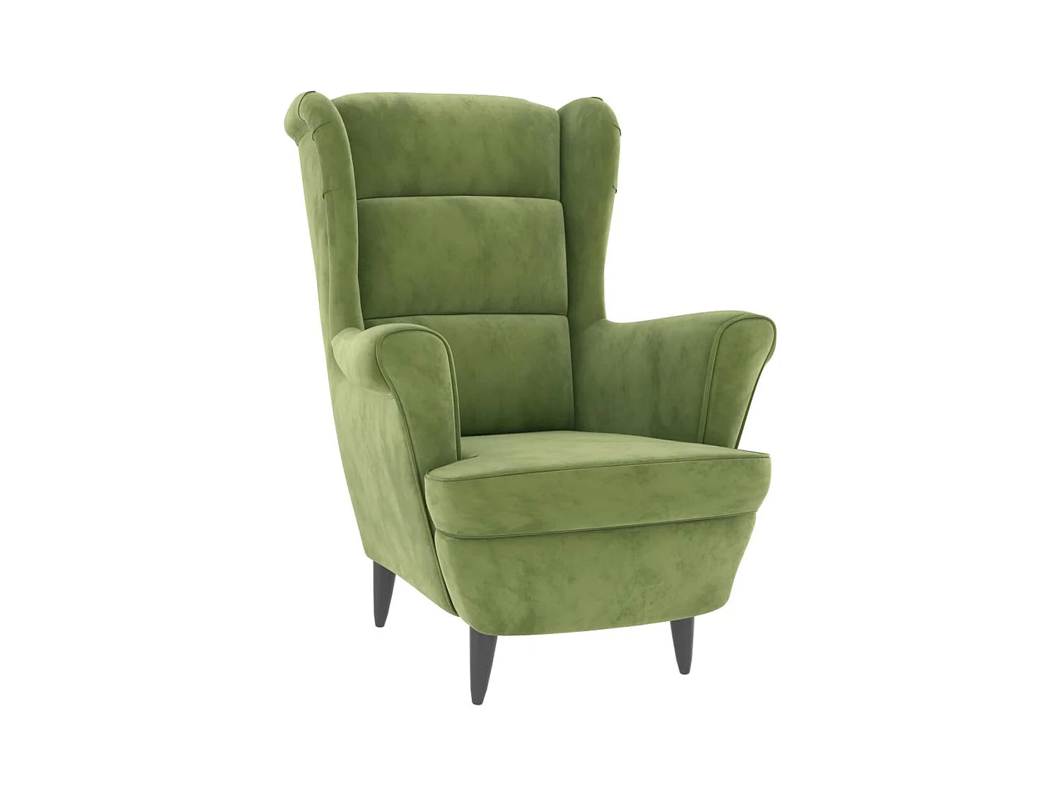 Sillón de salón | Silla de relax | Sillón de terciopelo verde claro SHL4840