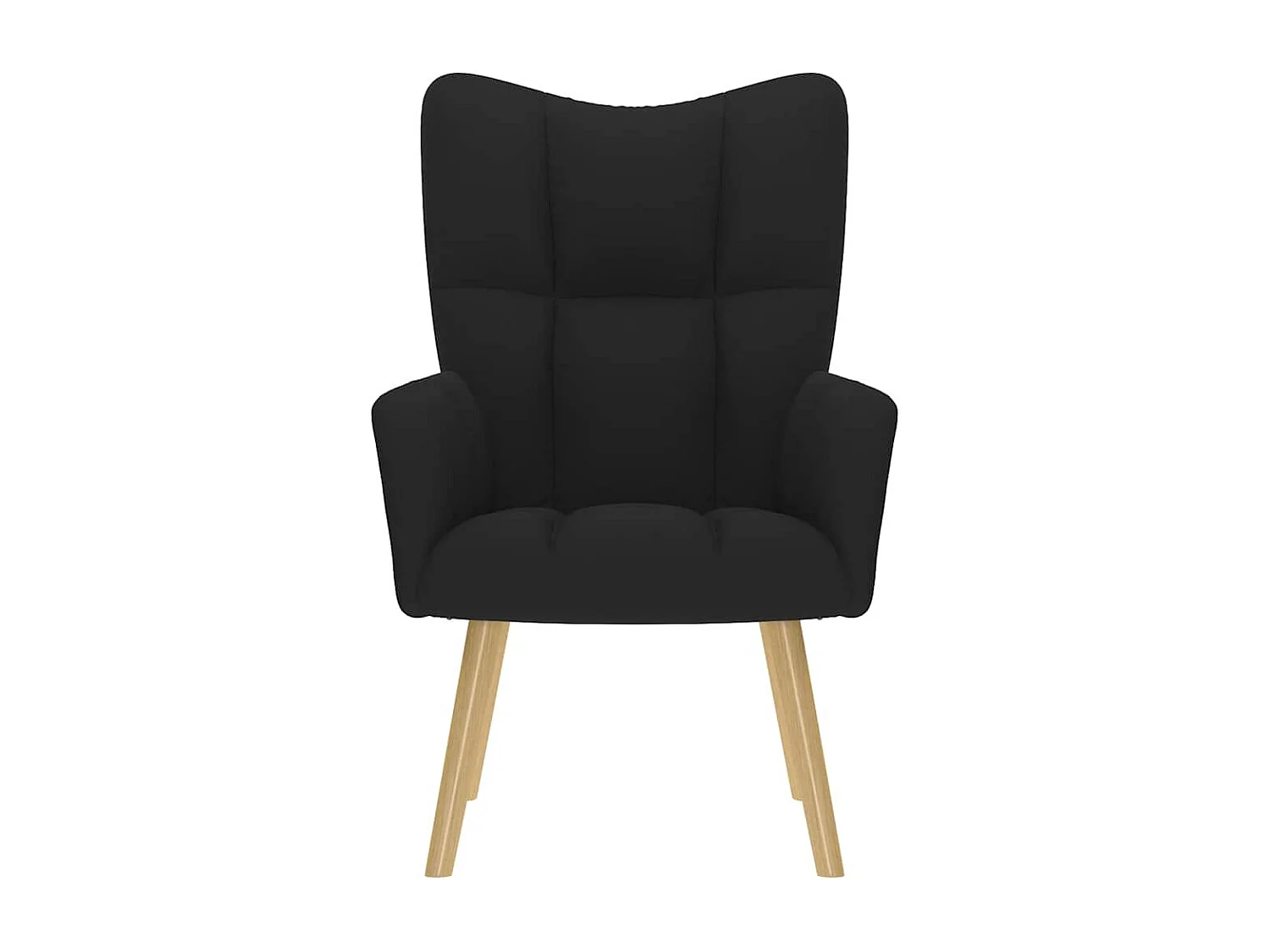 Sillón de relax | Silla de relax de tela negro SHL3270