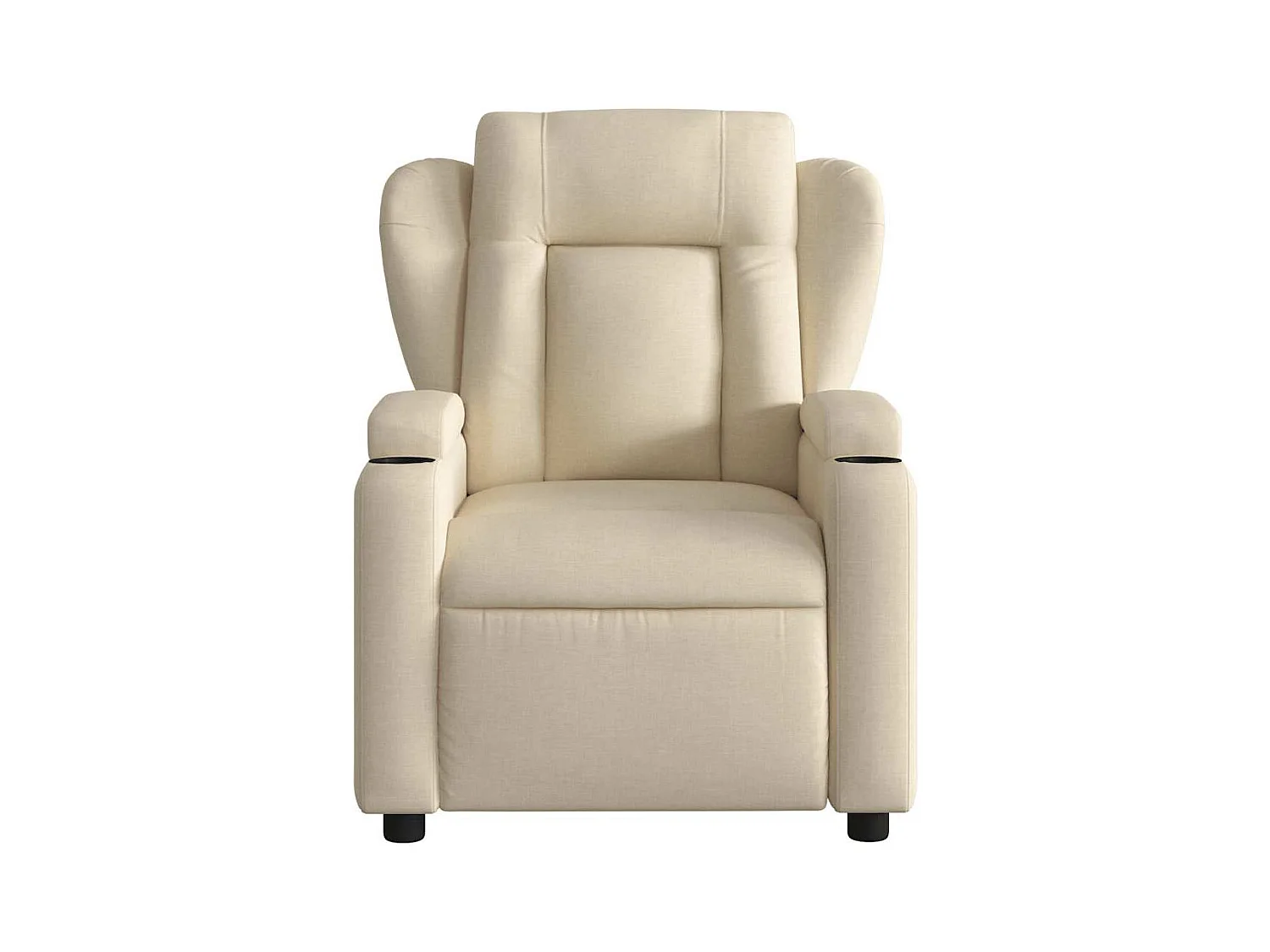 Sillón de relax | Sillón reclinable de masaje eléctrico tela color crema SHL6228