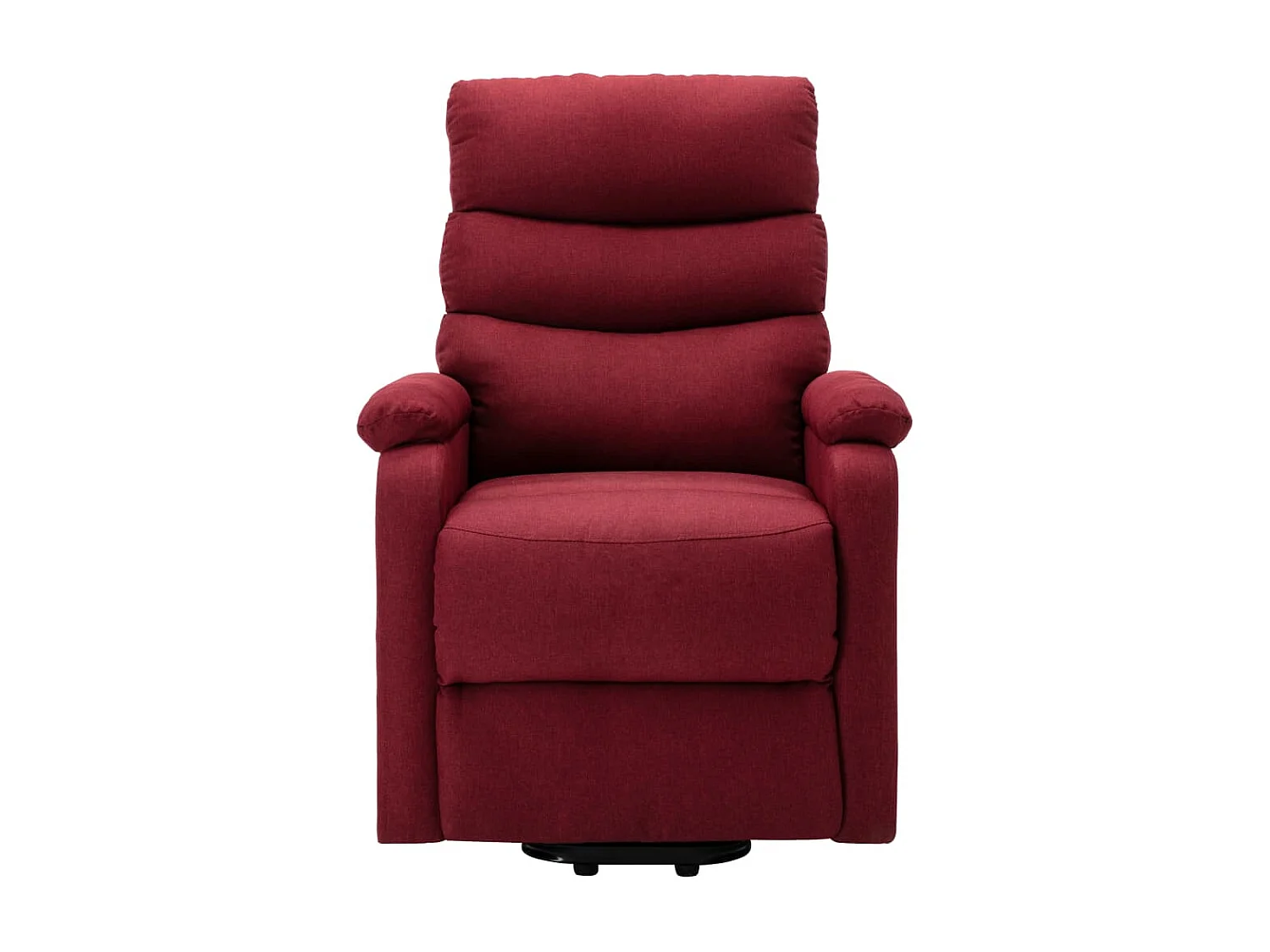 Sta-op-stoel | Relaxstoel stof wijnrood