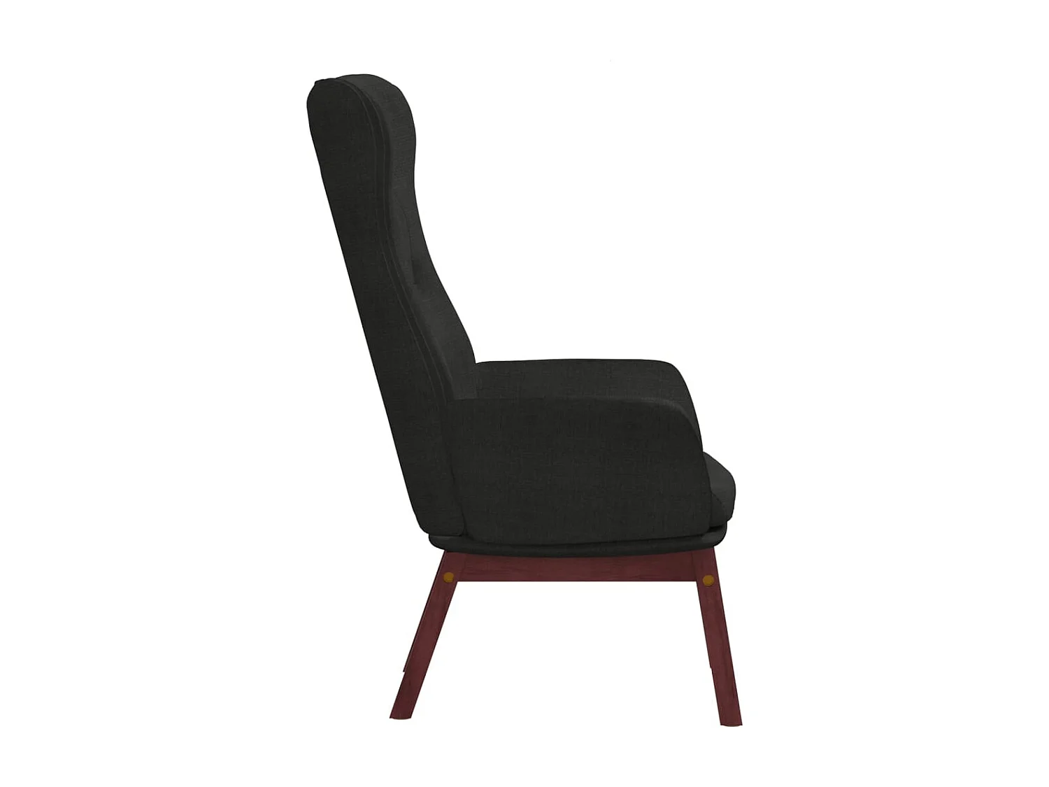 Sillón de relax | Silla de relax de tela negro SHL8667