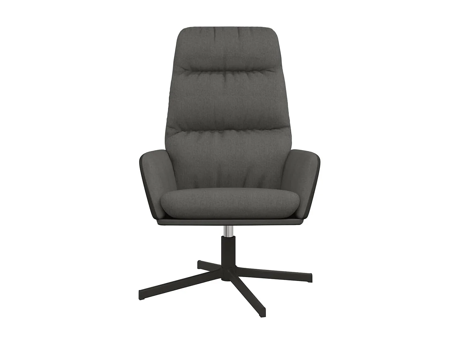 Chaise de relaxation-Fauteuil de Salon Gris foncé Tissu SHL1647