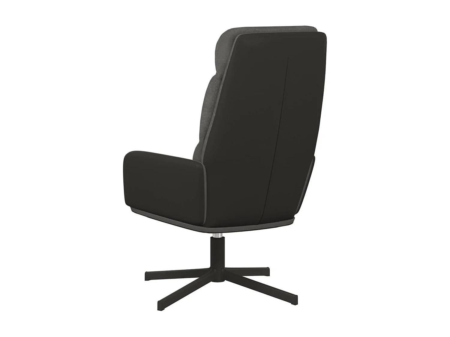 Chaise de relaxation-Fauteuil de Salon Gris foncé Tissu SHL1647