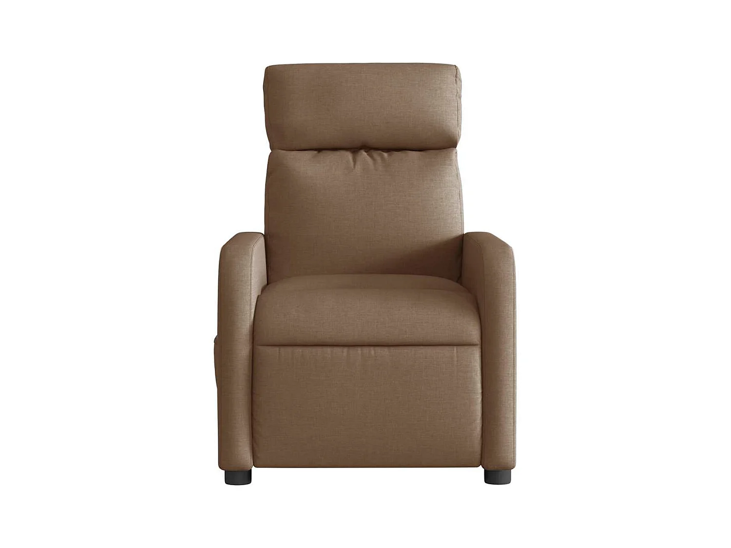 Fauteuil inclinable électrique-Chaise de relax-Fauteuil de Massage marron tissu SHL3620