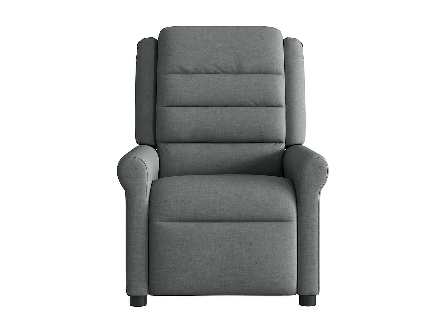Relaxsessel Elektrisch | Lounge Sessel indoor Dunkelgrau Stoff SHL87046