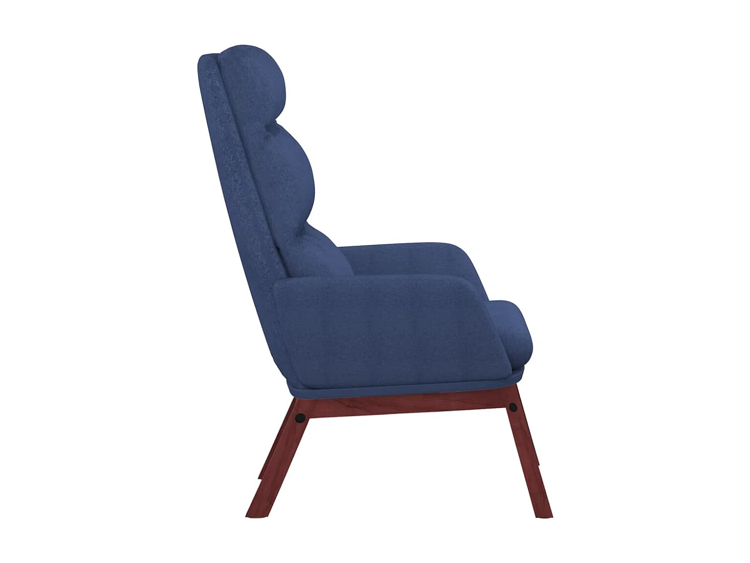 Relaxstoel | Fauteuil stof blauw