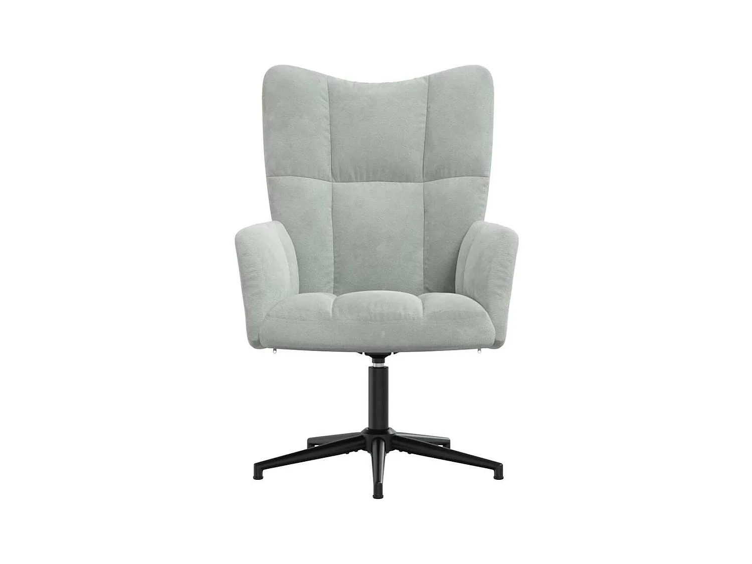 Poltrona | Cadeira Relax veludo cinzento-claro SHL304341