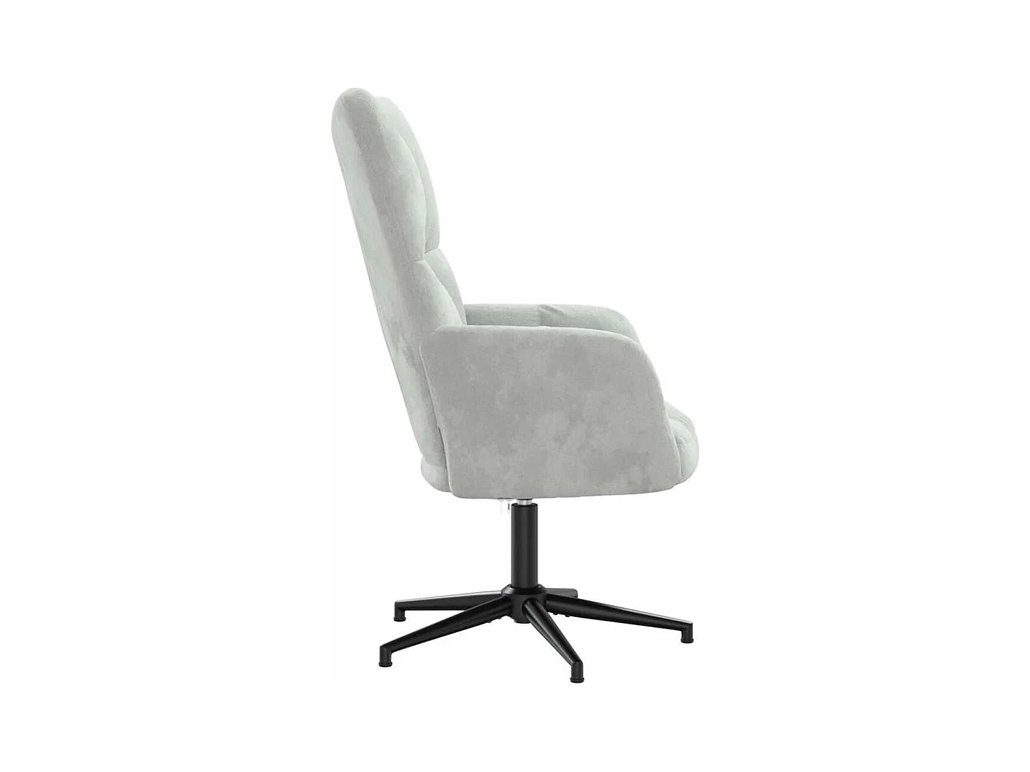 Poltrona | Cadeira Relax veludo cinzento-claro SHL304341