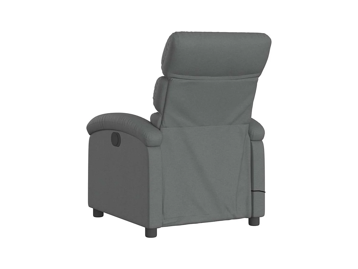 Fauteuil inclinable-Fauteuil salon-Fauteuil de massage Gris foncé Tissu SHL2950