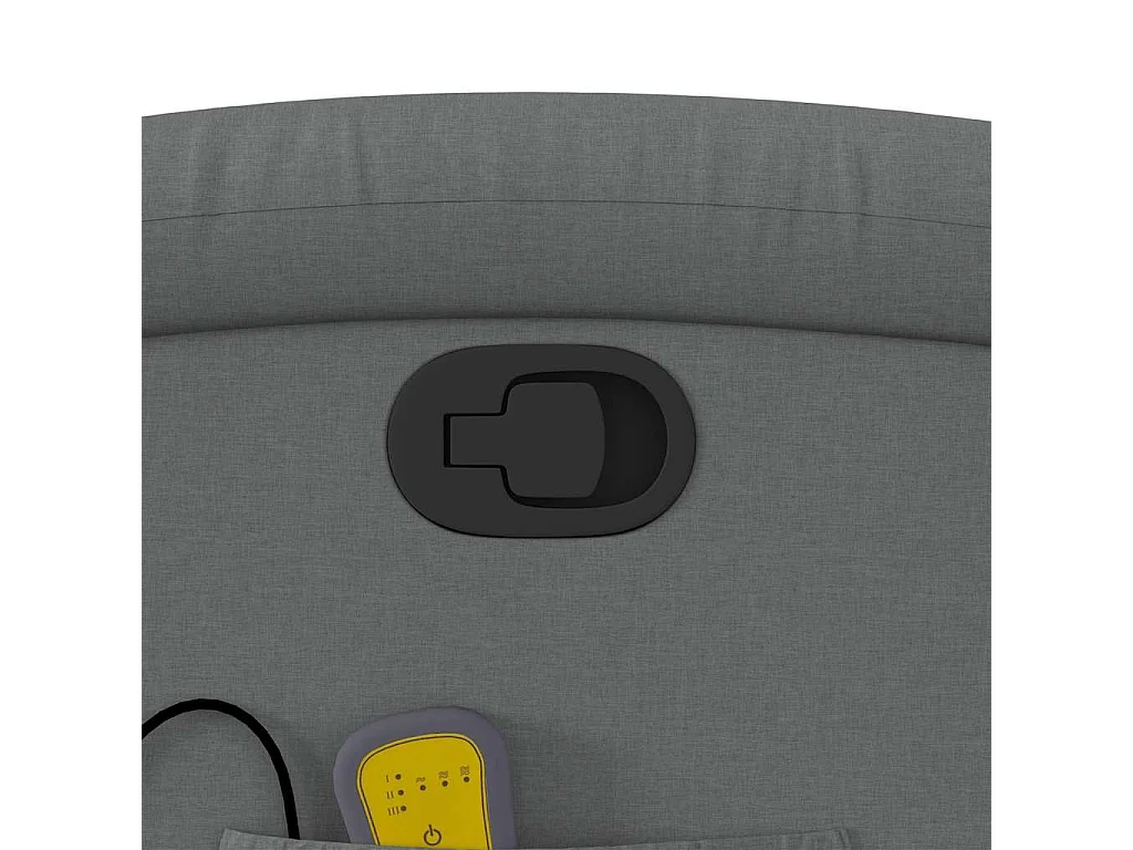Sillón de salón | Silla | Sillón de masaje reclinable de tela gris oscuro SHL4623