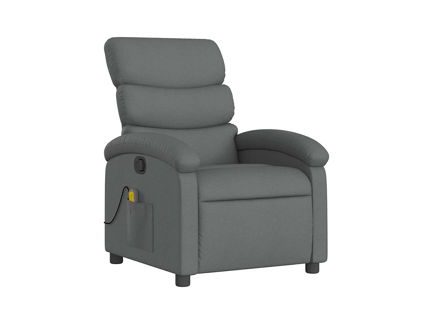 Sillón de salón | Silla | Sillón de masaje reclinable de tela gris oscuro SHL4623