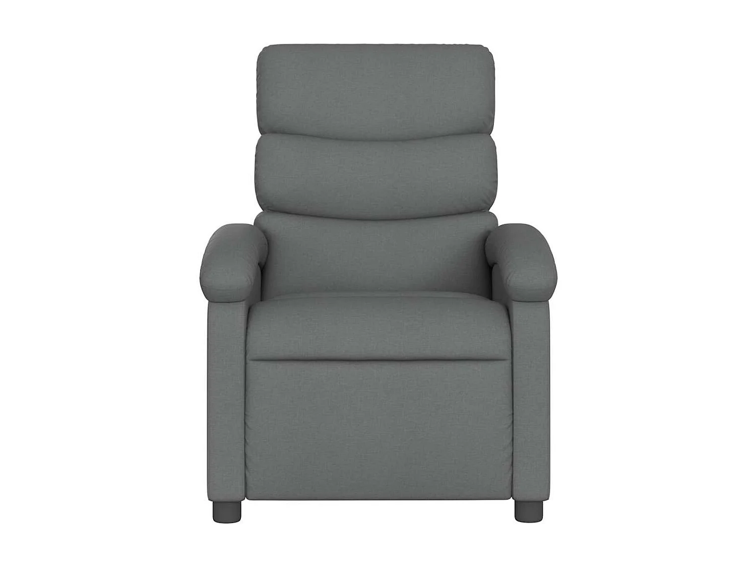 Fauteuil inclinable-Fauteuil salon-Fauteuil de massage Gris foncé Tissu SHL2950