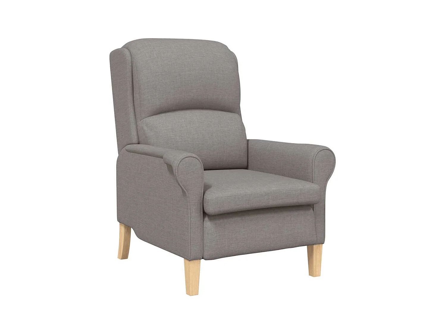 Fauteuil de Salon-Chaise de relax Taupe 76x94x102 cm tissu SHL1971