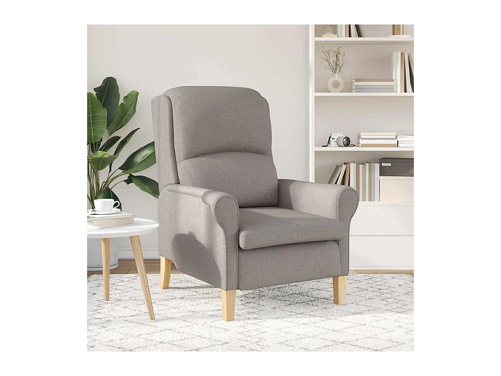 Sillón de relax | Sillón Taupé 76x94x102 cm tela SHL2658