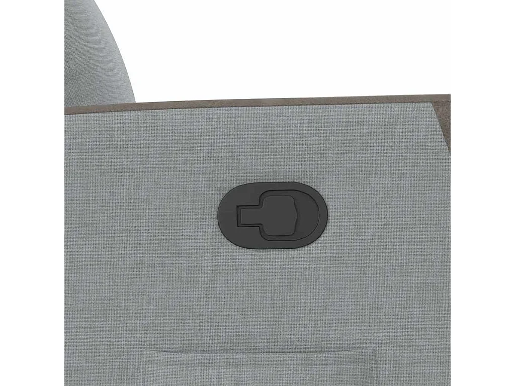 Fauteuil inclinable-Chaise de relax-Fauteuil TV Gris clair Tissu SHL2511