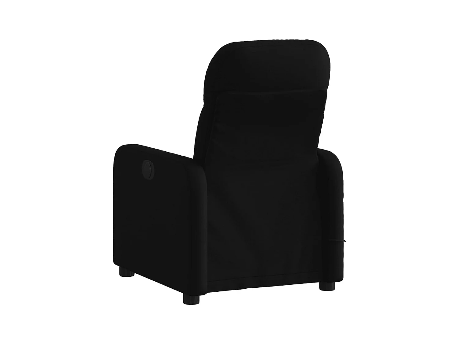 Sillón de relax | Sillón reclinable de masaje de tela negro SHL3956