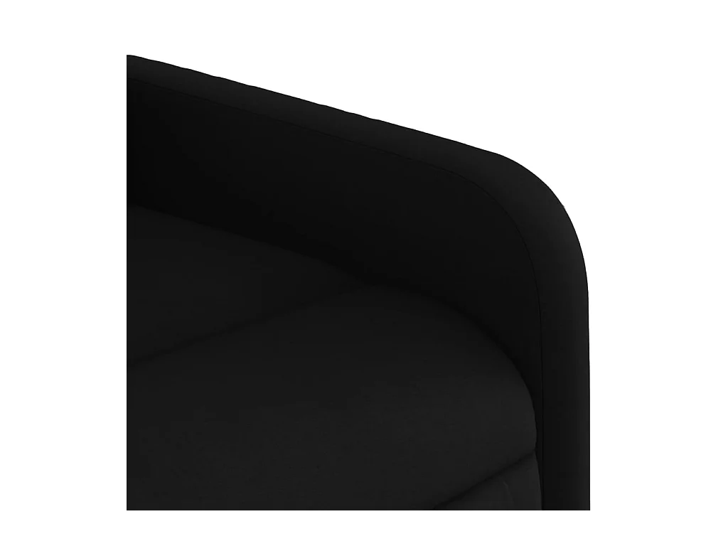 Sillón de relax | Sillón reclinable de masaje de tela negro SHL3956