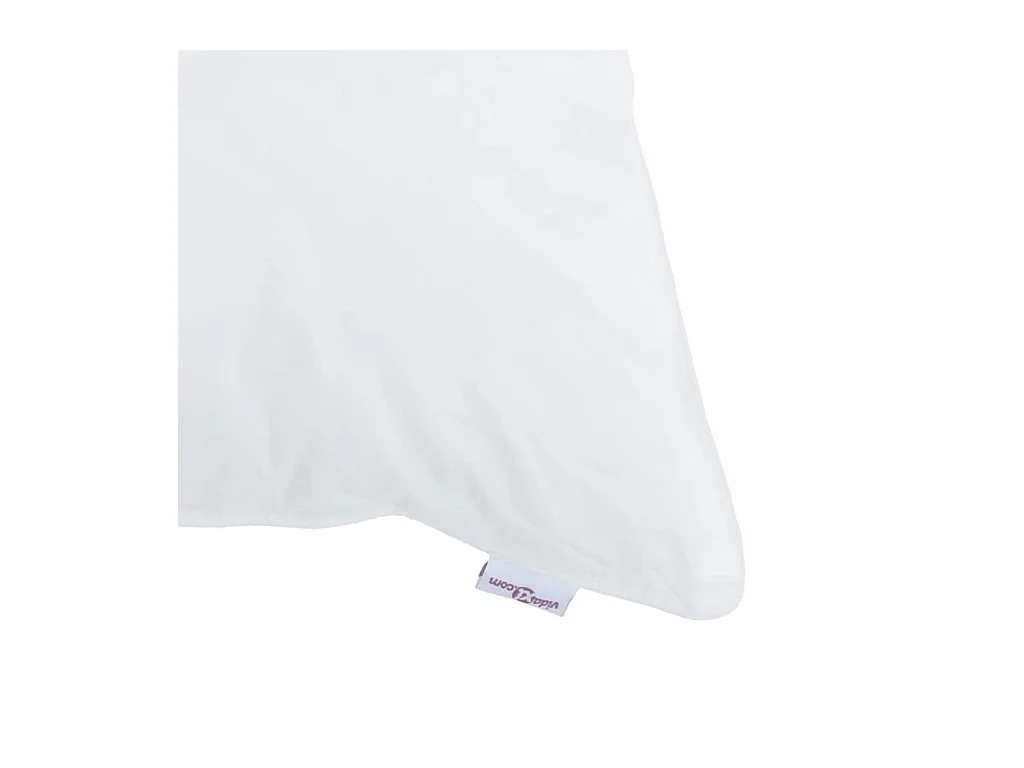 Duvet d'hiver avec Oreiller | Ensemble de literie 3 pcs Blanc 240 x 220 cm Microfibre