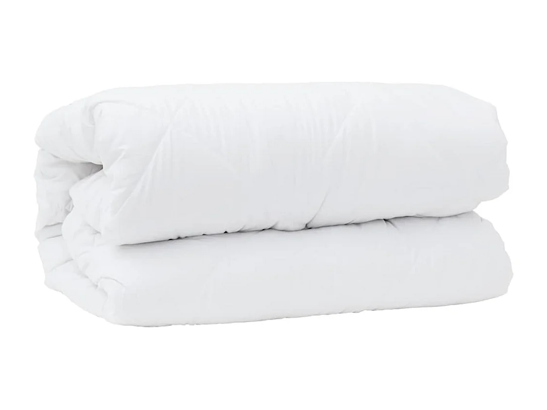 Duvet avec Oreiller | Ensemble de literies Autre 3 pcs Blanc 200 x 200 cm Microfibre