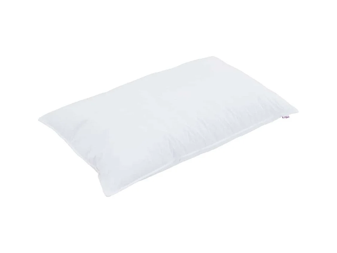 Duvet avec Oreiller | Ensemble de literie 2 pcs Blanc 155 x 220 cm Microfibre
