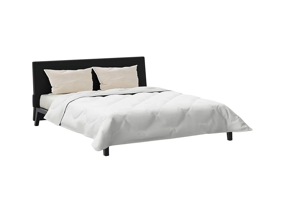 Duvet d'hiver avec Oreiller | Ensemble de literie 3 pcs Blanc 200 x 220 cm Microfibre