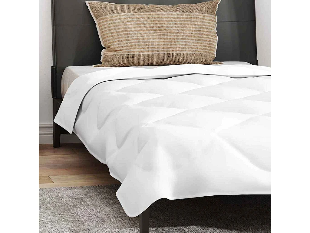 Duvet avec Oreiller | Ensemble de literie Autre 2 pcs Blanc 135 x 200 cm Microfibre