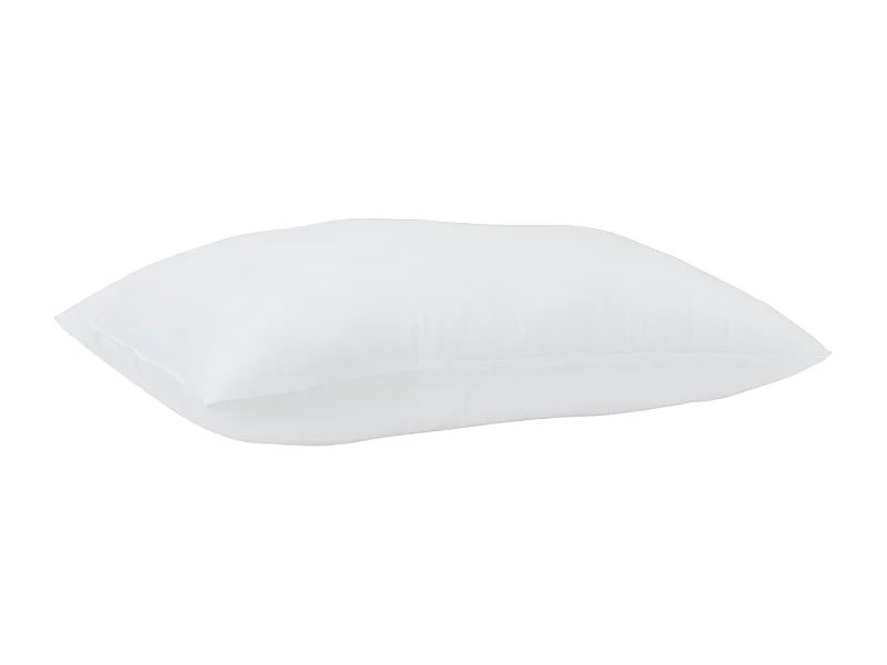 Duvet avec Oreiller | Ensemble de literie 2 pcs Blanc 140 x 220 cm Microfibre