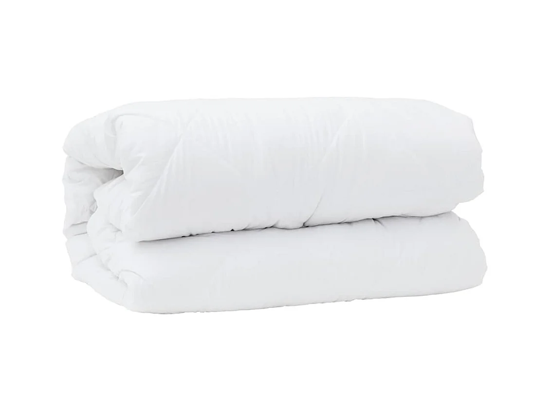 Duvet avec Oreiller | Ensemble de literies Autre 3 pcs Blanc 240 x 220 cm Microfibre