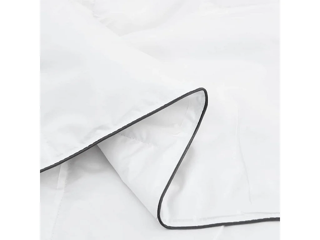 Ensemble de Duvet avec Oreiller | Ensemble de literie 2 pcs Blanc 140 x 200 cm Bas
