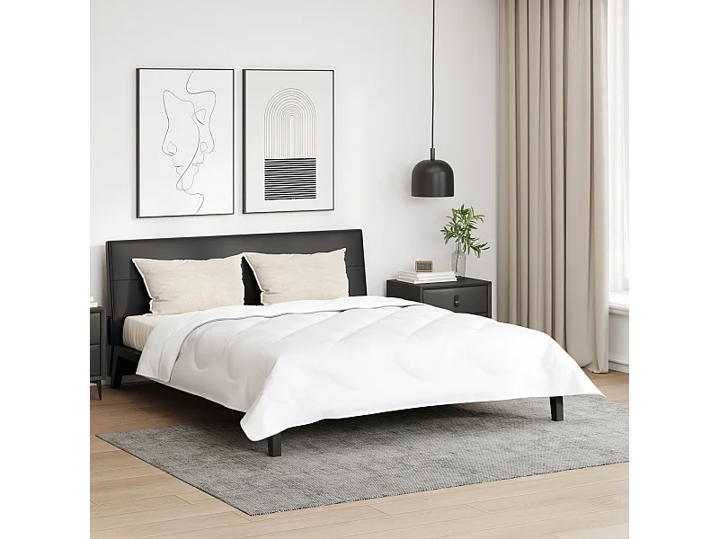 Duvet avec Oreiller | Ensemble de literies Autre 3 pcs Blanc 260 x 220 cm Microfibre