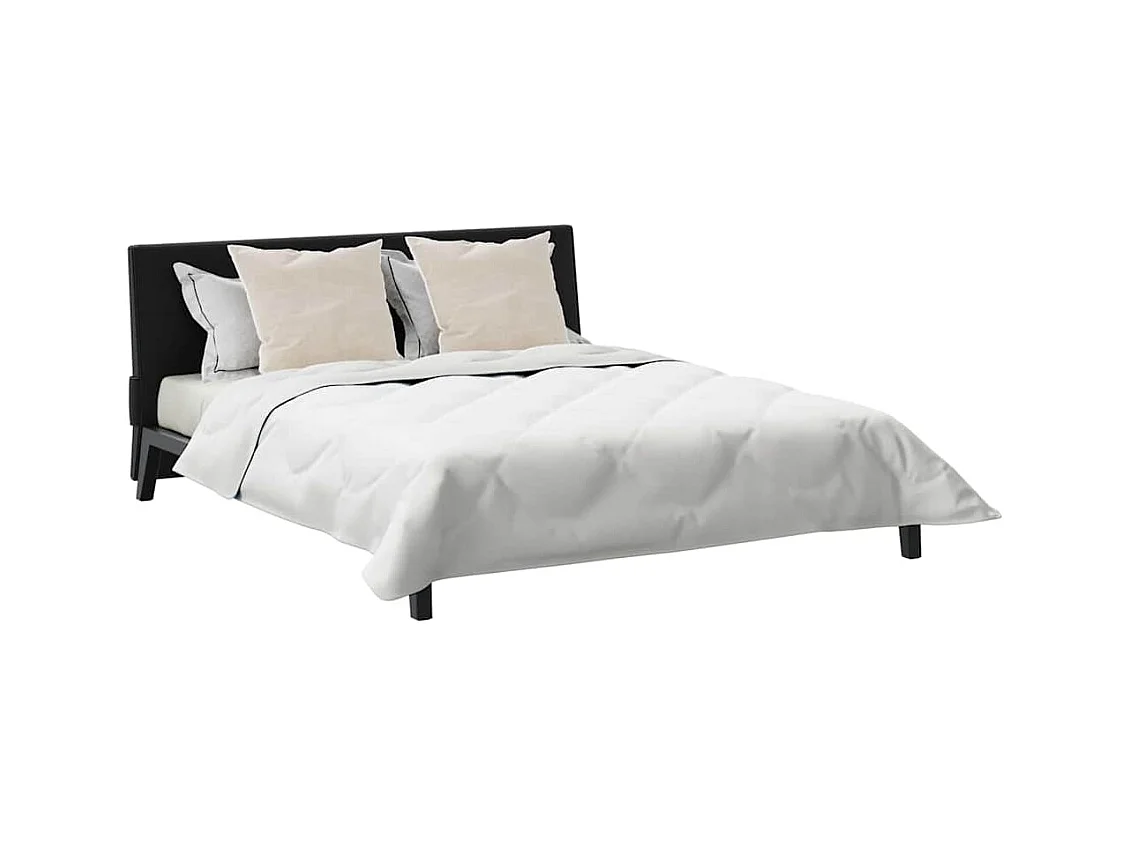 Duvet d'hiver avec Oreiller | Ensemble de literie 3 pcs Blanc 240 x 260 cm Microfibre