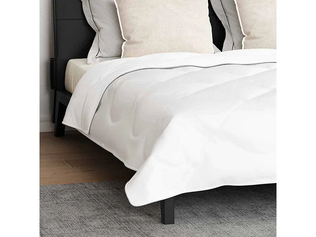 Duvet avec Oreiller | Ensemble de literies Autre 3 pcs Blanc 200 x 220 cm Microfibre