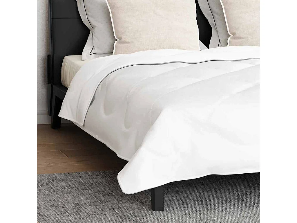 Duvet avec Oreiller | Ensemble de literies Autre 3 pcs Blanc 200 x 220 cm Microfibre