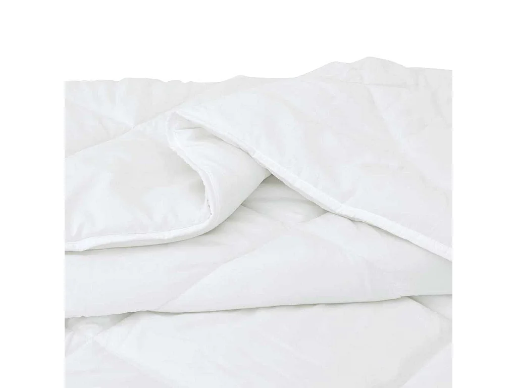 Duvet avec Oreiller | Ensemble de literie Autre 2 pcs Blanc 155 x 220 cm Microfibre