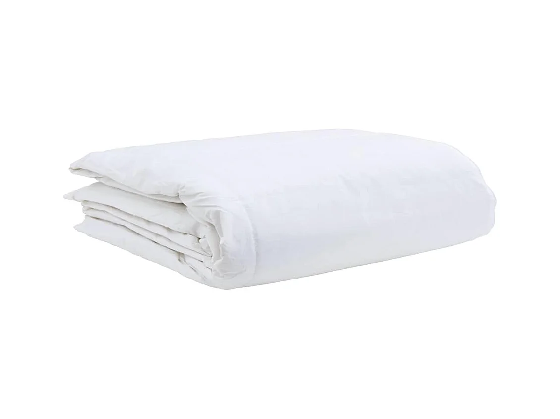 Ensemble de Duvet avec Oreiller | Ensemble de literie 2 pcs Blanc 140 x 220 cm Bas