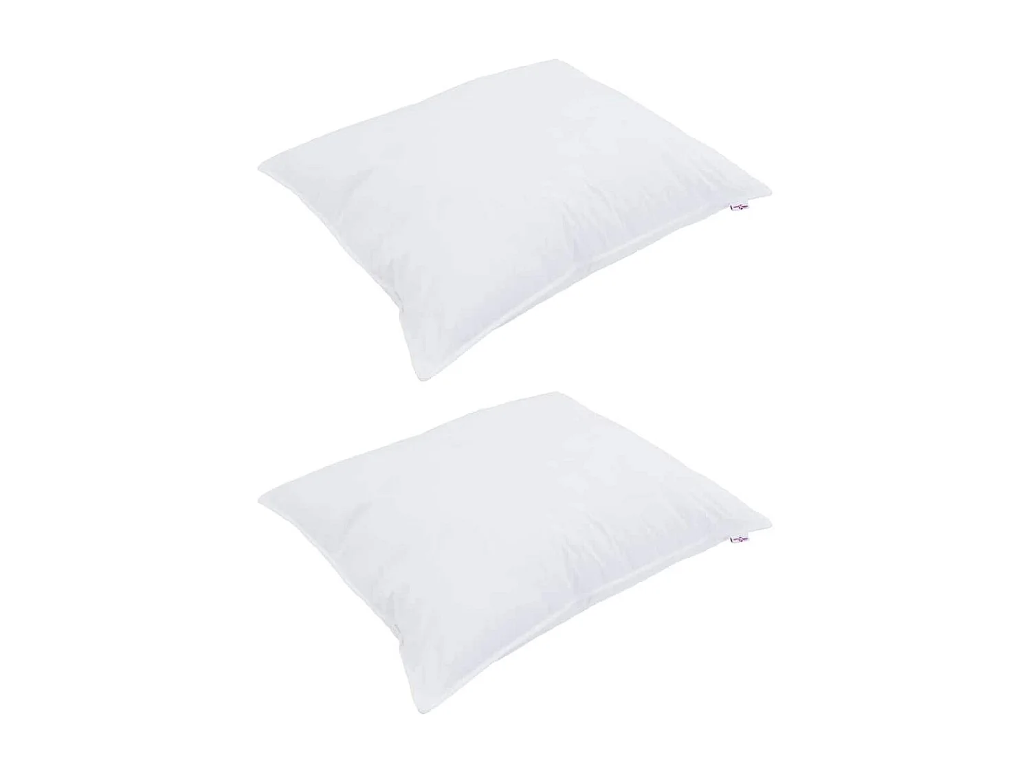 Duvet d'hiver avec Oreiller | Ensemble de literie 3 pcs Blanc 240 x 200 cm Microfibre