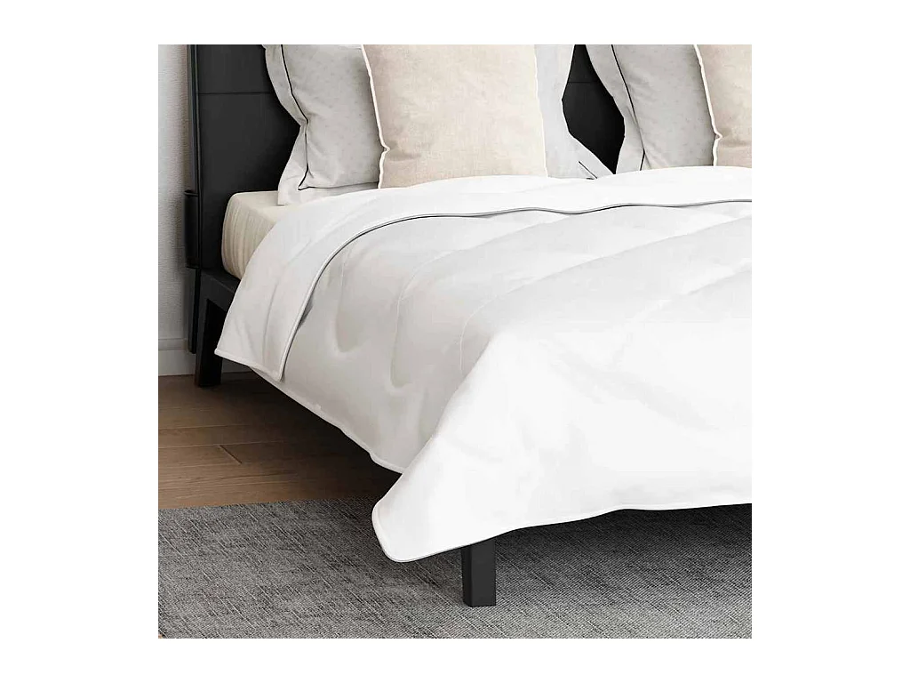 Duvet avec Oreiller | Ensemble de literies Autre 3 pcs Blanc 240 x 200 cm Microfibre